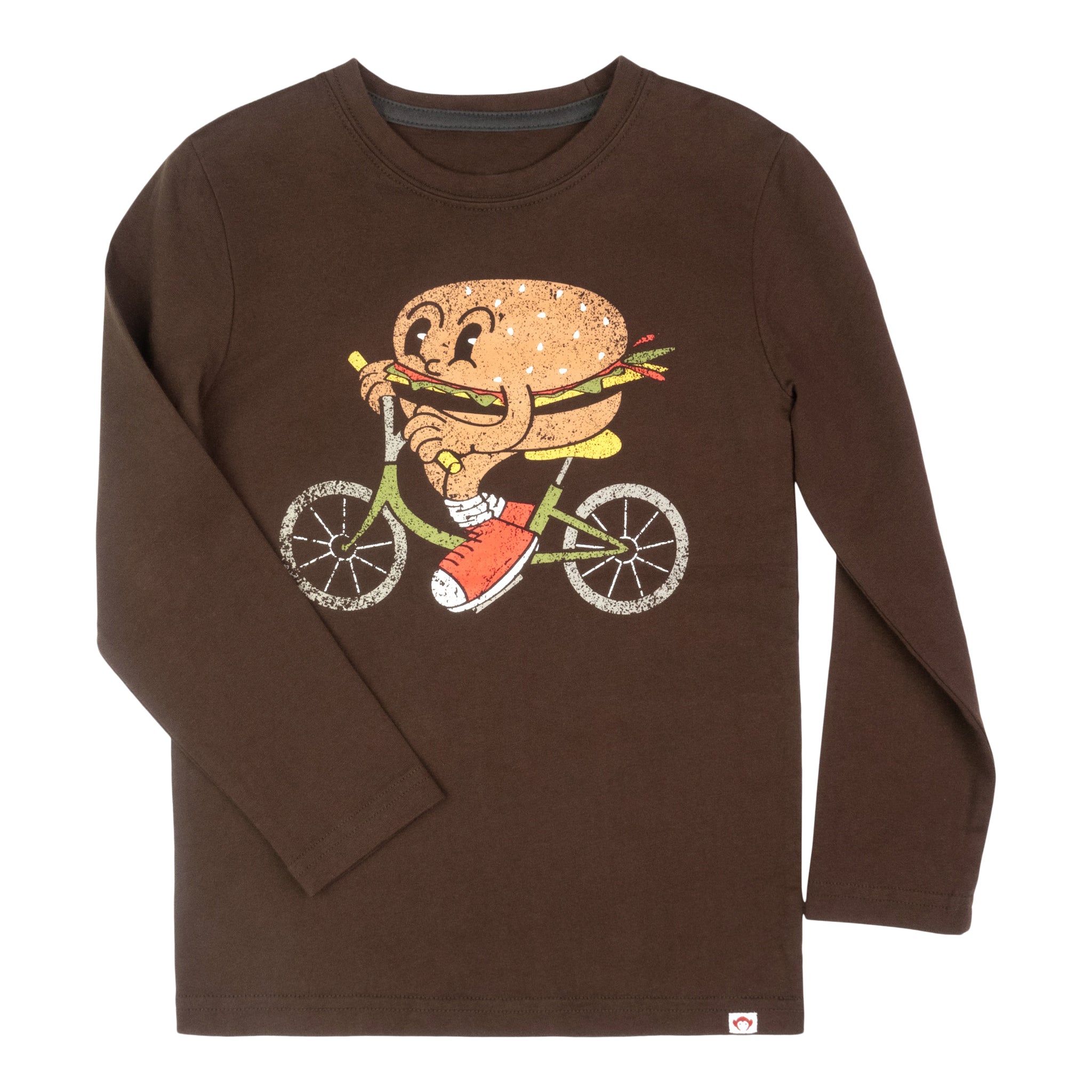 Hamburger Bicycle Long Sleeve Tee - Denny's