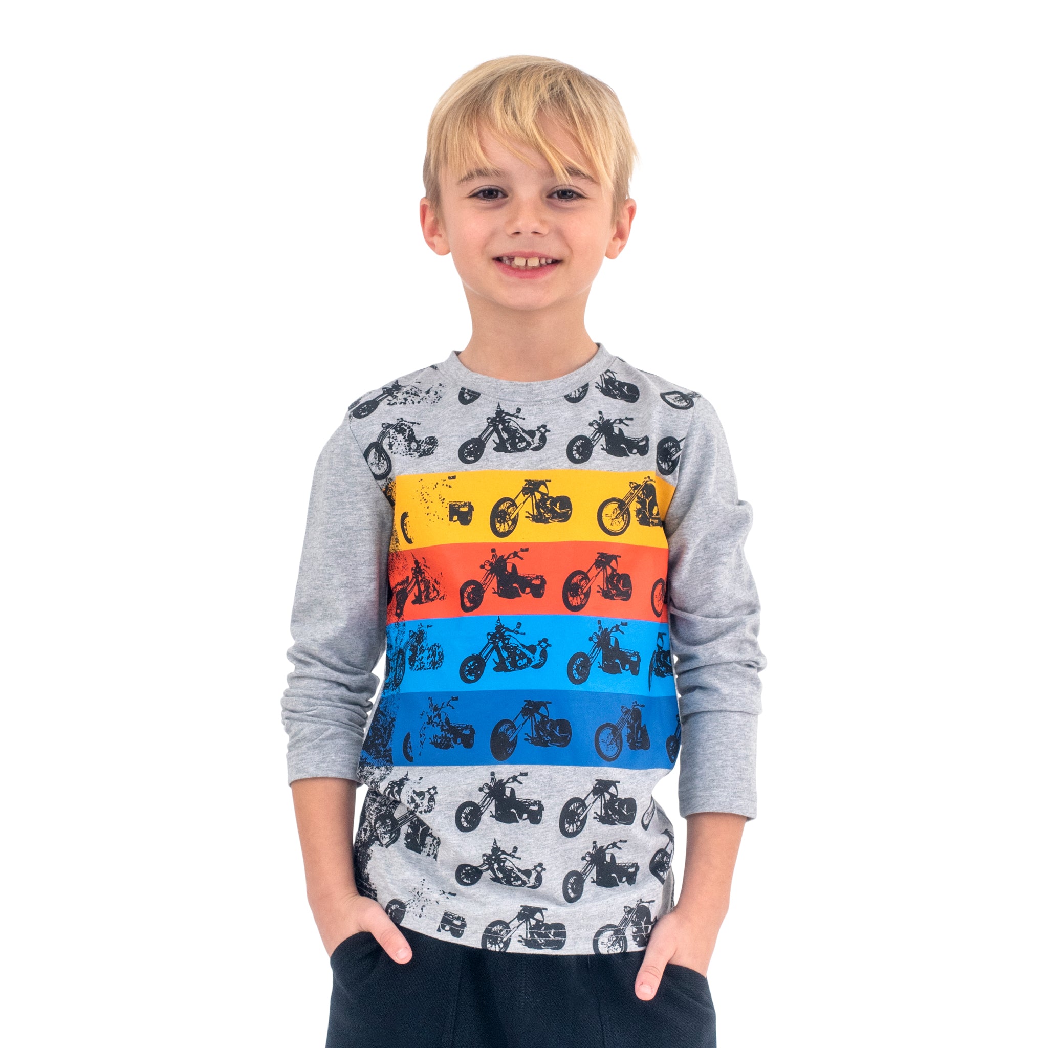 Chopper Style Long Sleeve Tee - Denny's
