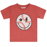 Smiley Baseball Tee