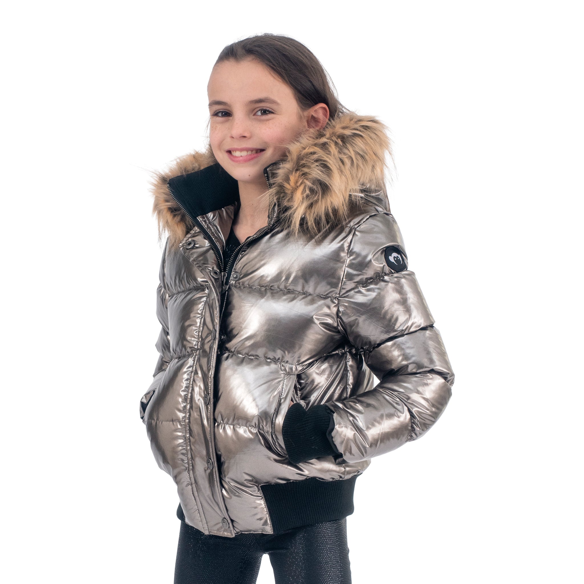 Kyla Lustrous Puffer Coat - Denny's