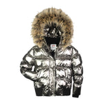 Kyla Lustrous Puffer Coat - Denny's