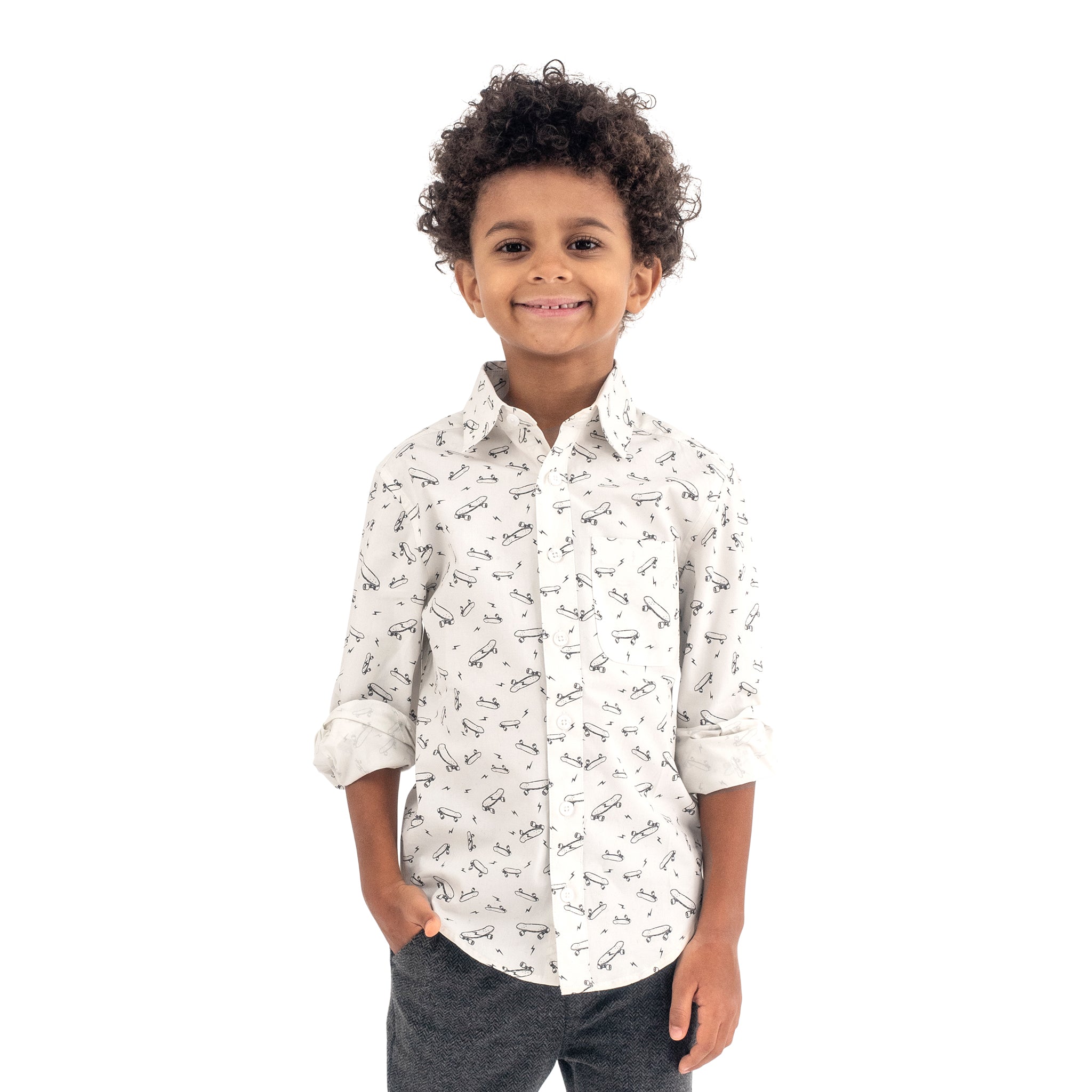 Skater Vibes Dress Shirt - Denny's