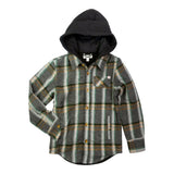 Woodland Glen Plaid Hooded Shirt - Denny's