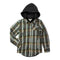 Woodland Glen Plaid Hooded Shirt - Denny's