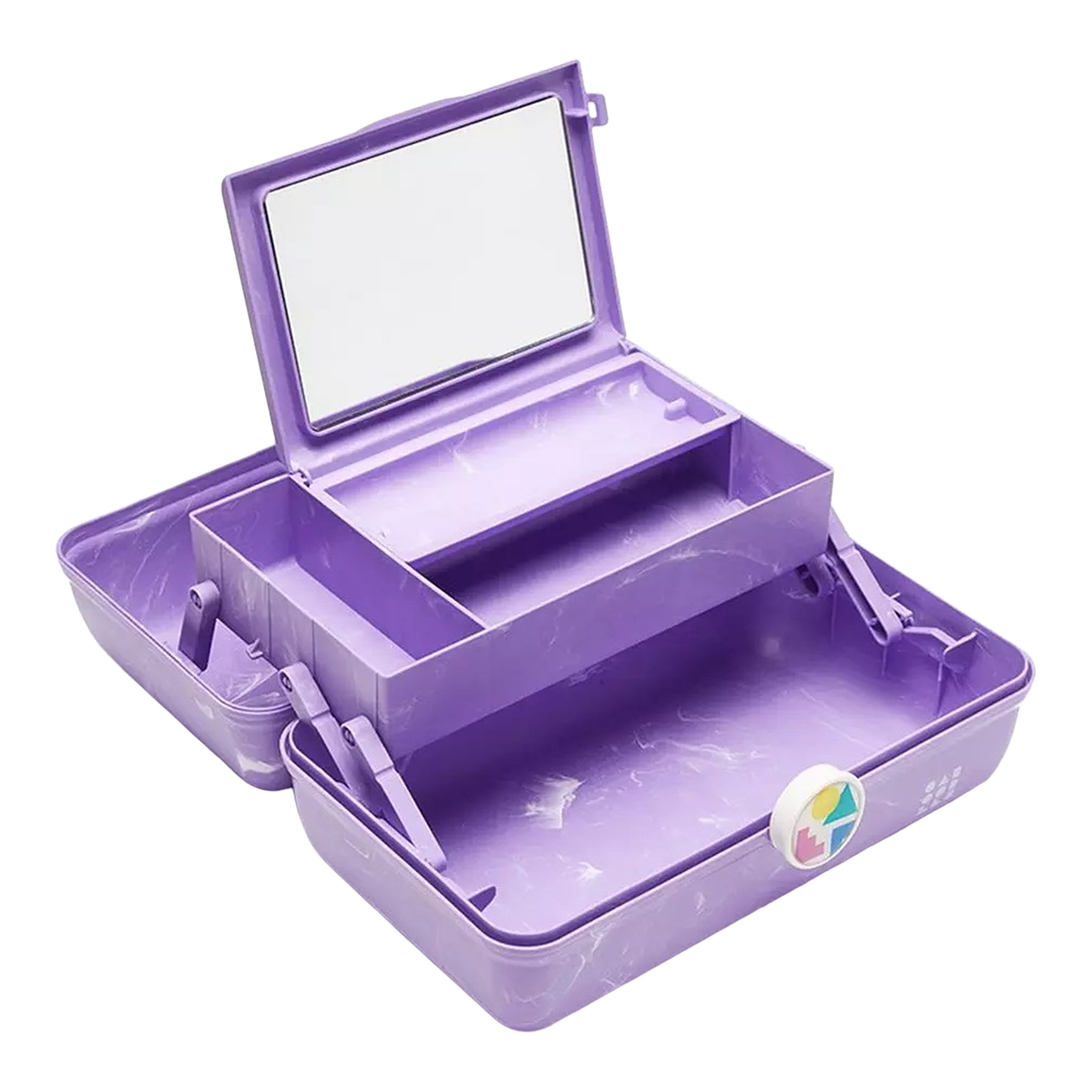 On The Go Girl Caboodle-Lavender Marble - Denny's