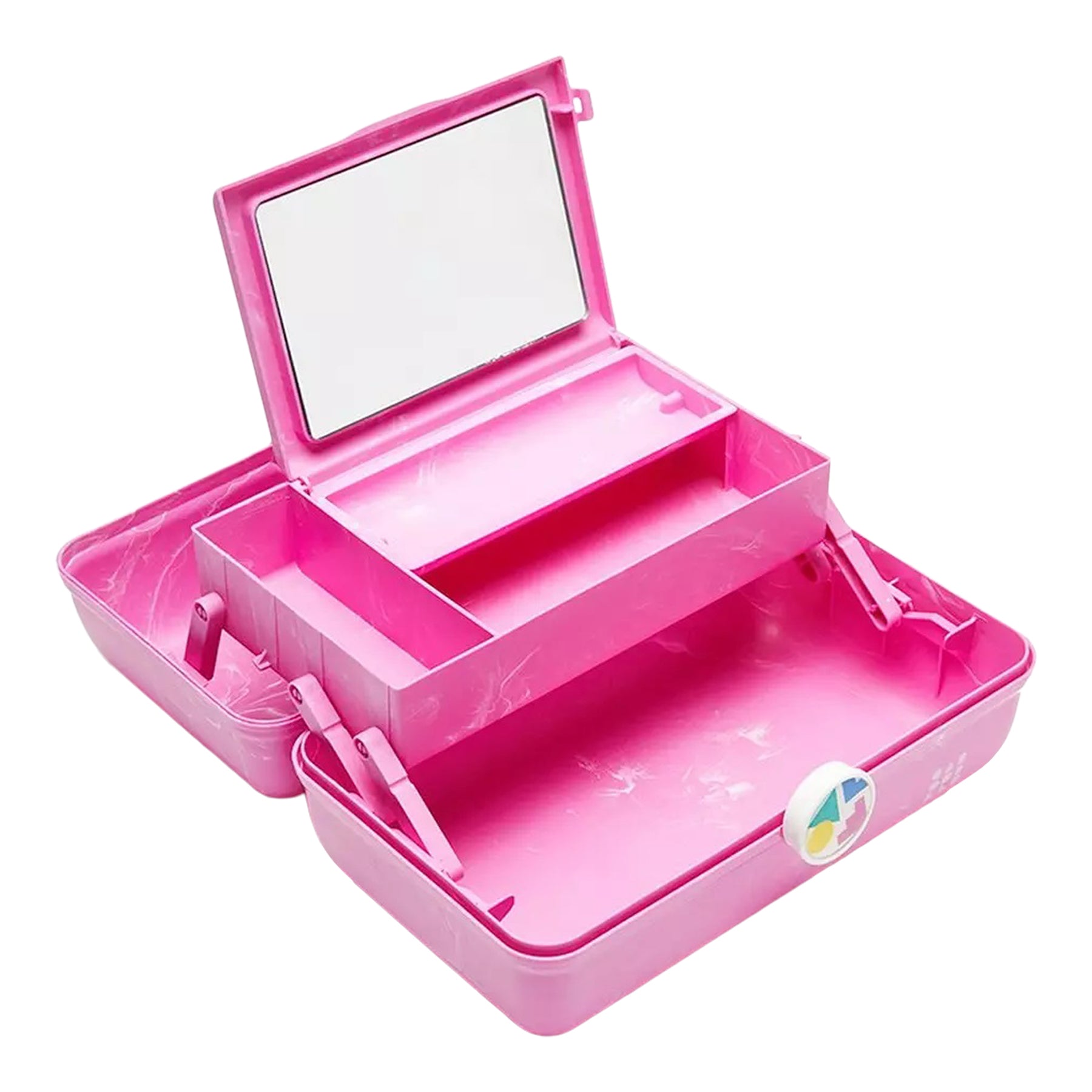 On The Go Girl Caboodle-Pink Marble - Denny's