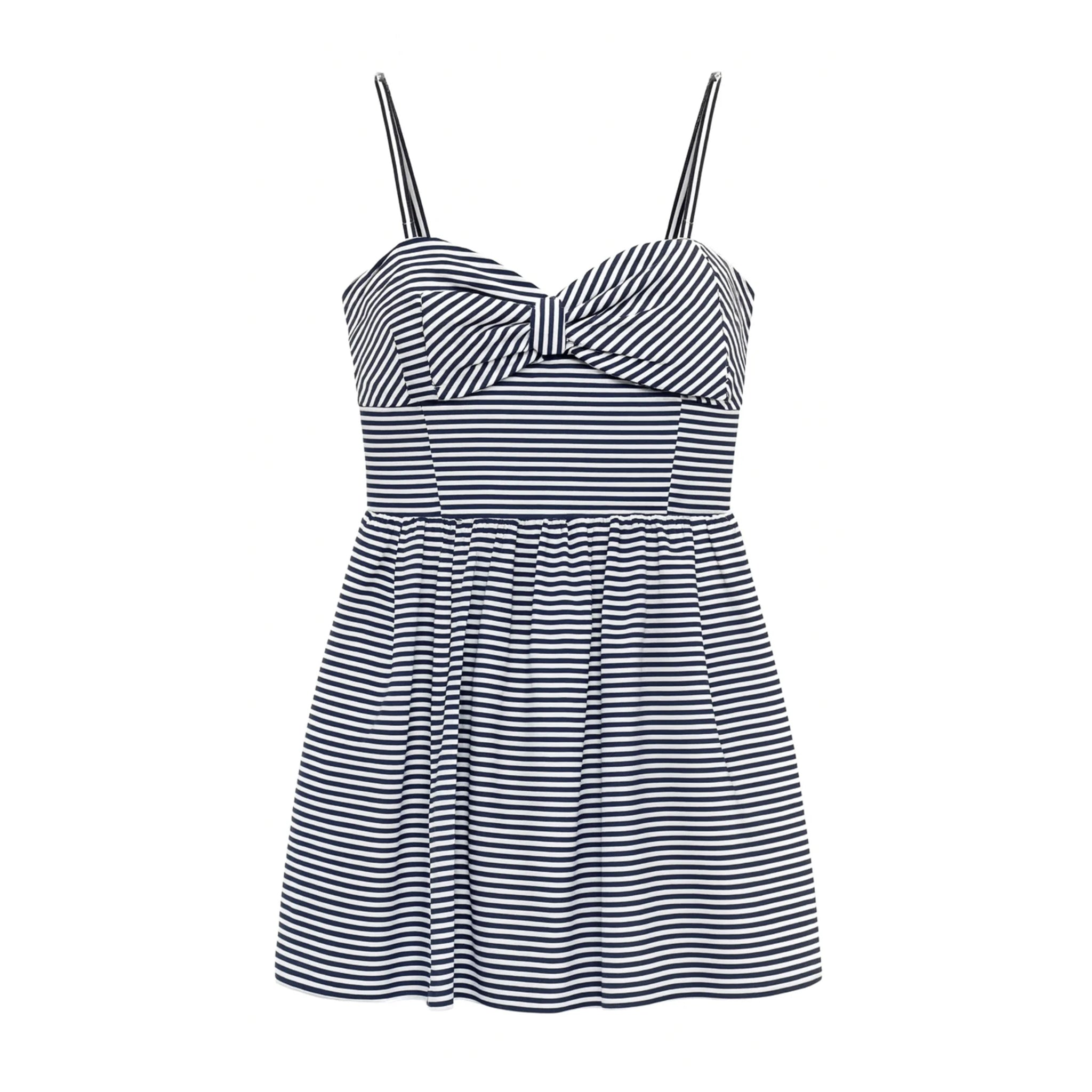 Calypso Stripe Bow Dress - Denny's
