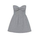Calypso Stripe Strapless Dress