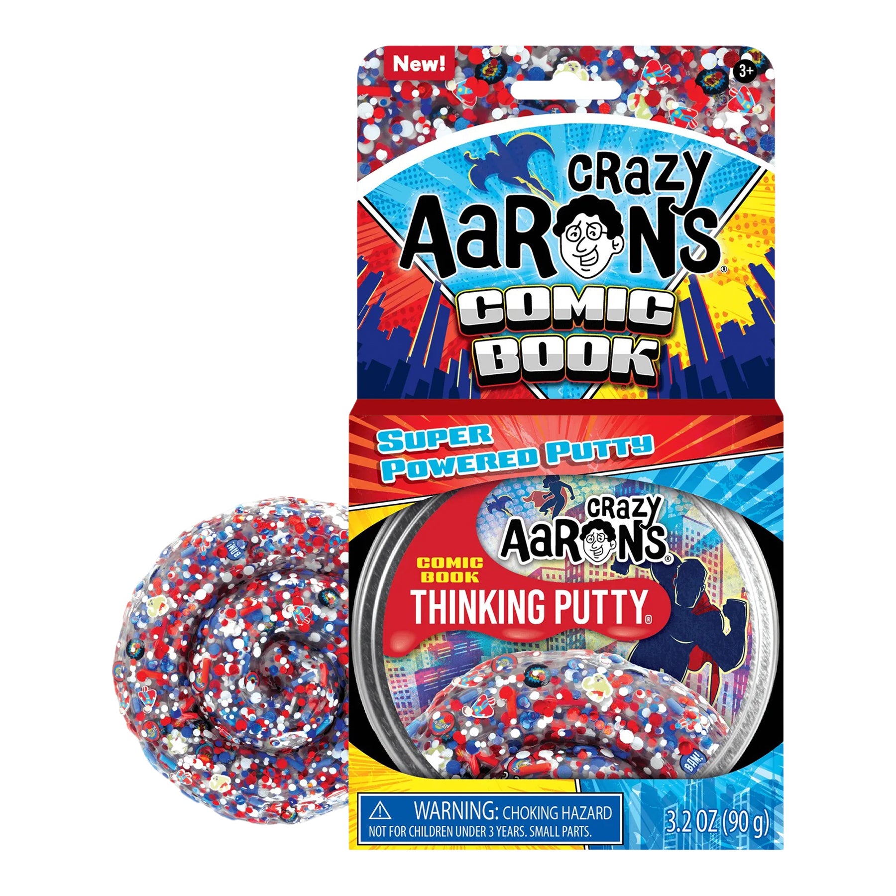 Comic Book 4in Full Size Thinking Putty Tin - Denny's