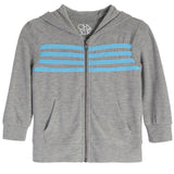 Stripe Zip Hoodie - Denny's