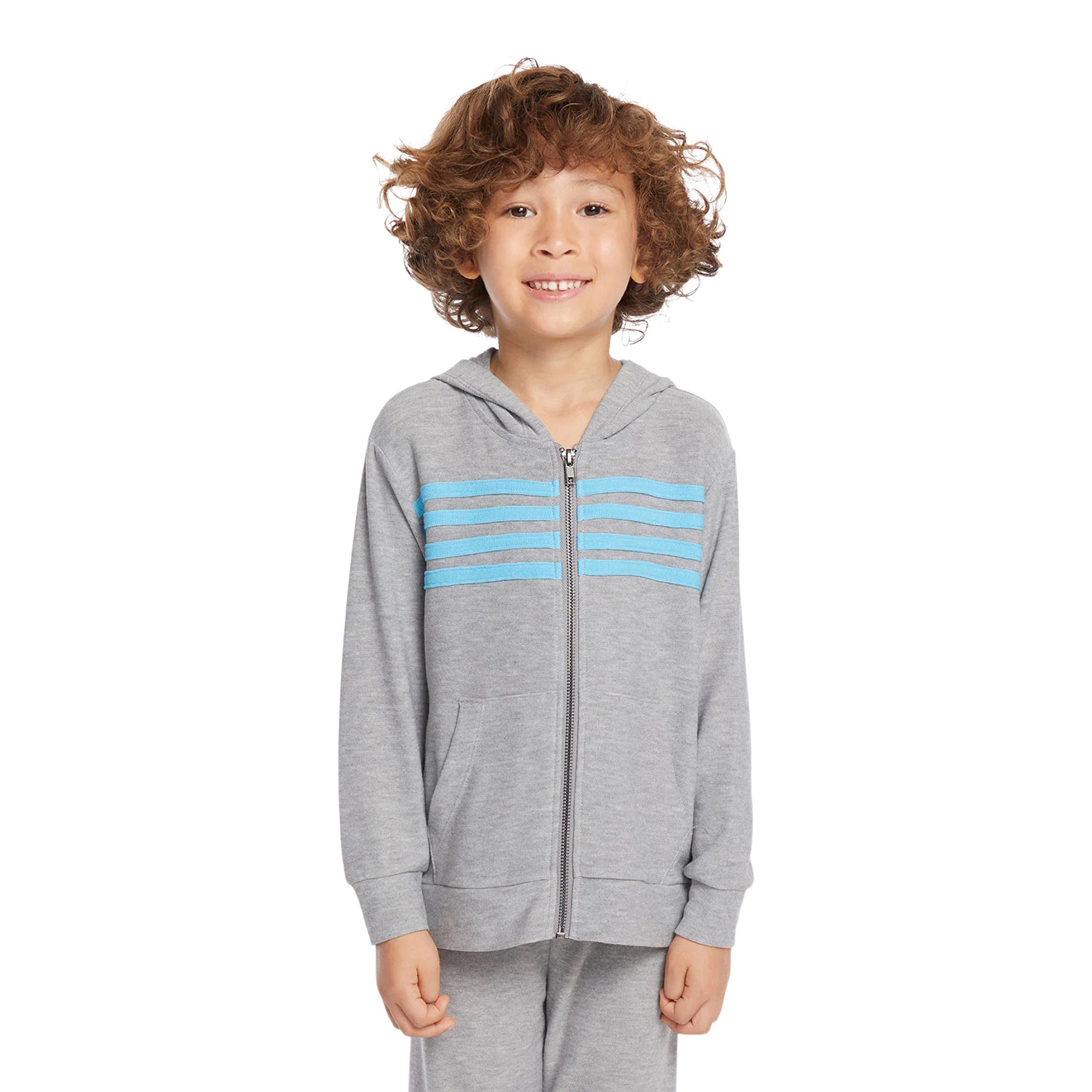 Stripe Zip Hoodie - Denny's