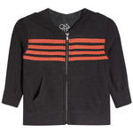 Stripe Zip Hoodie - Denny's