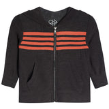 Stripe Zip Hoodie - Denny's
