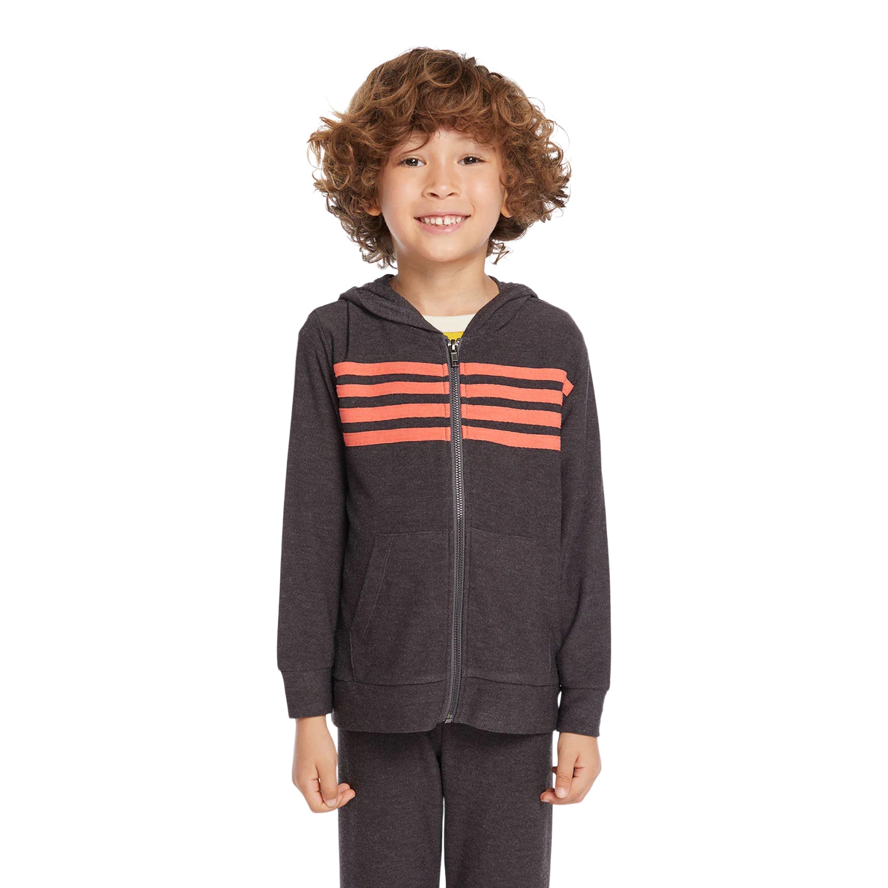 Stripe Zip Hoodie - Denny's
