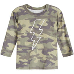 Scribble Bolt Camo Tee - Denny's
