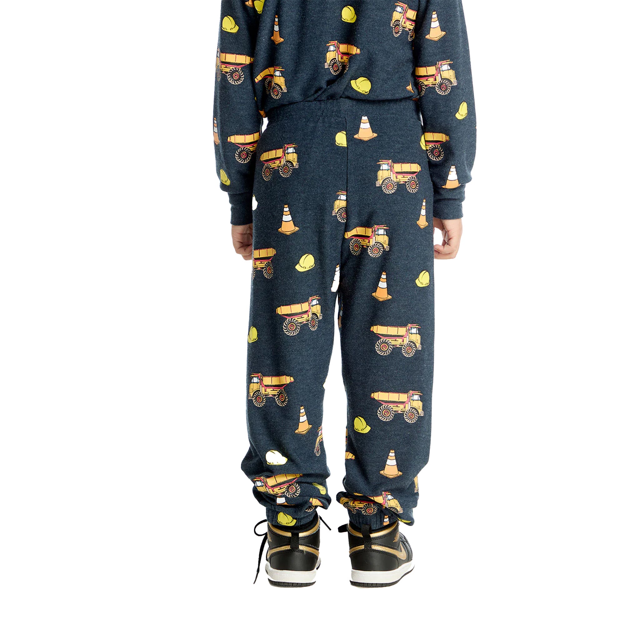 Construction Trucks Cozy Knit Jogger - Denny's