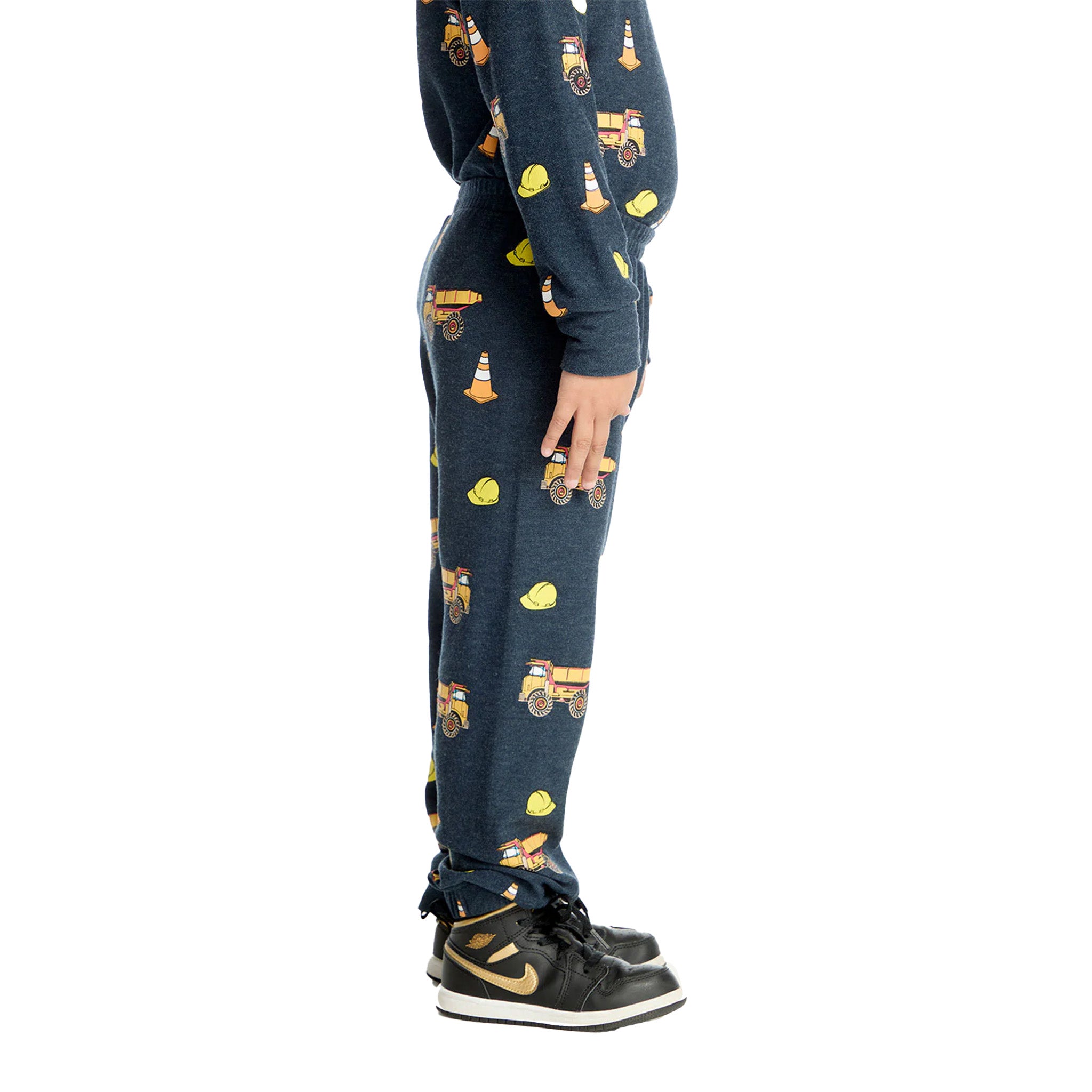 Construction Trucks Cozy Knit Jogger - Denny's