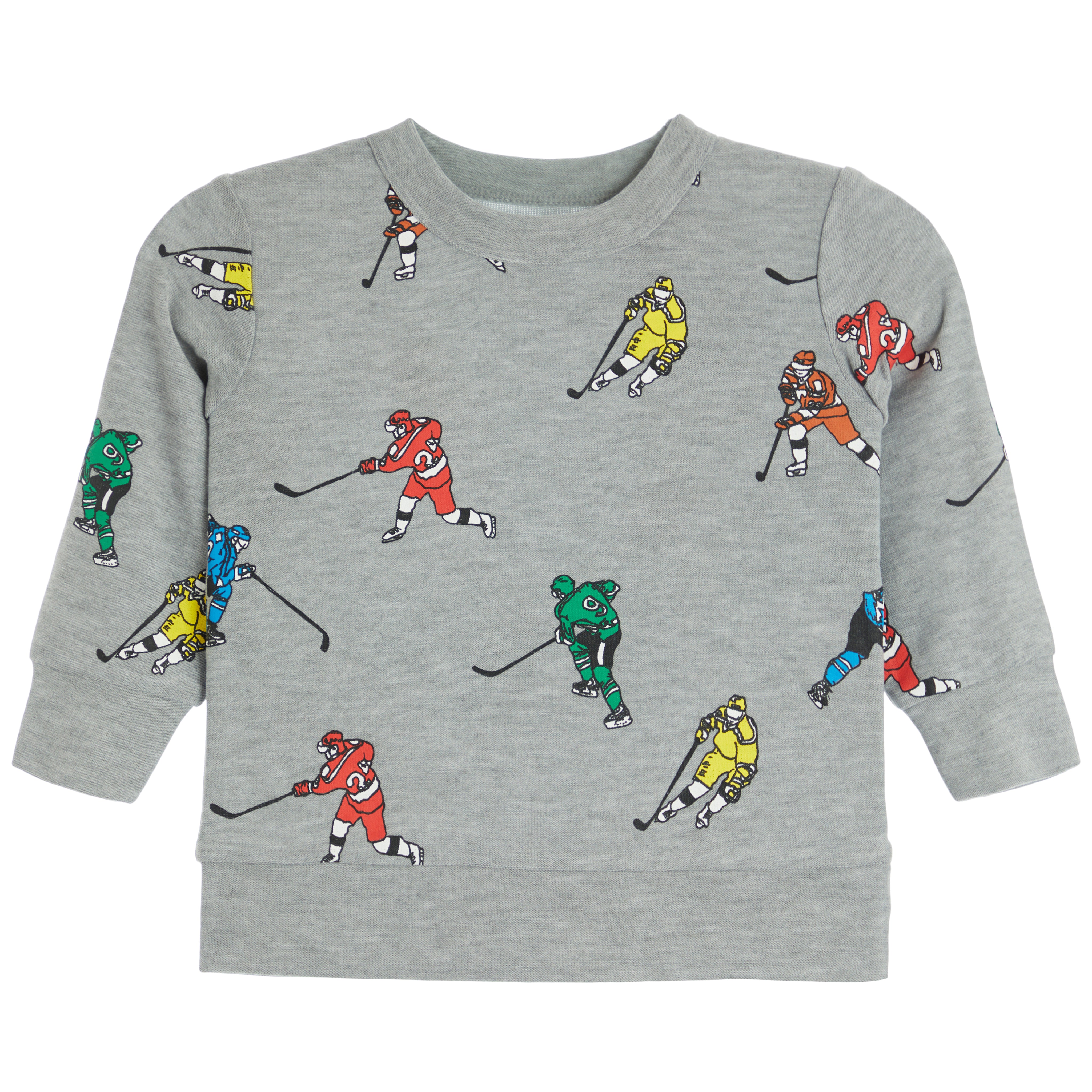 Hockey Players Cozy Knit Sweatshirt - Denny's