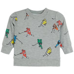 Hockey Players Cozy Knit Sweatshirt - Denny's