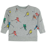 Hockey Players Cozy Knit Sweatshirt - Denny's