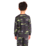 All Over Helicopters Cozy Knit Sweatshirt