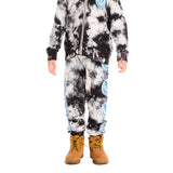 Smiley Bolts Tie Dye Jogger