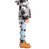 Smiley Bolts Tie Dye Jogger