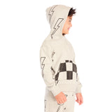 Blocked Checker Bolts Hoodie