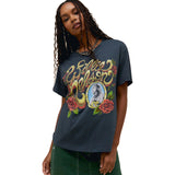WIllie Nelson Rose Fame Boyfriend Tee - Denny's