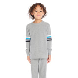 Comfy Stripe Sleeve Sweatshirt - Denny's