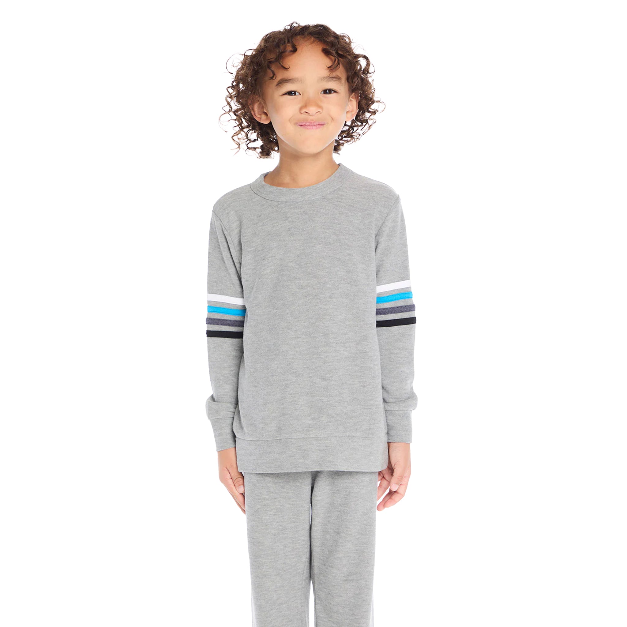 Comfy Stripe Sleeve Sweatshirt - Denny's