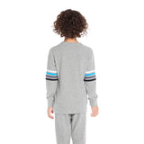 Comfy Stripe Sleeve Sweatshirt - Denny's
