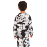 Smiley Bolts Tie Dye Full Zip Hoodie