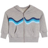 Wave Stripe Full Zip Hoodie