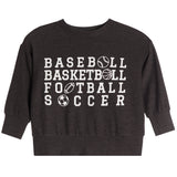Ball Games Cozy Knit Sweatshirt
