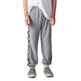 Check Side Barrel Leg Jogger