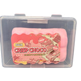 Crackling Squish Pink Chocolate Bar