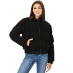 Sherpa Suede Bomber Jacket - Denny's