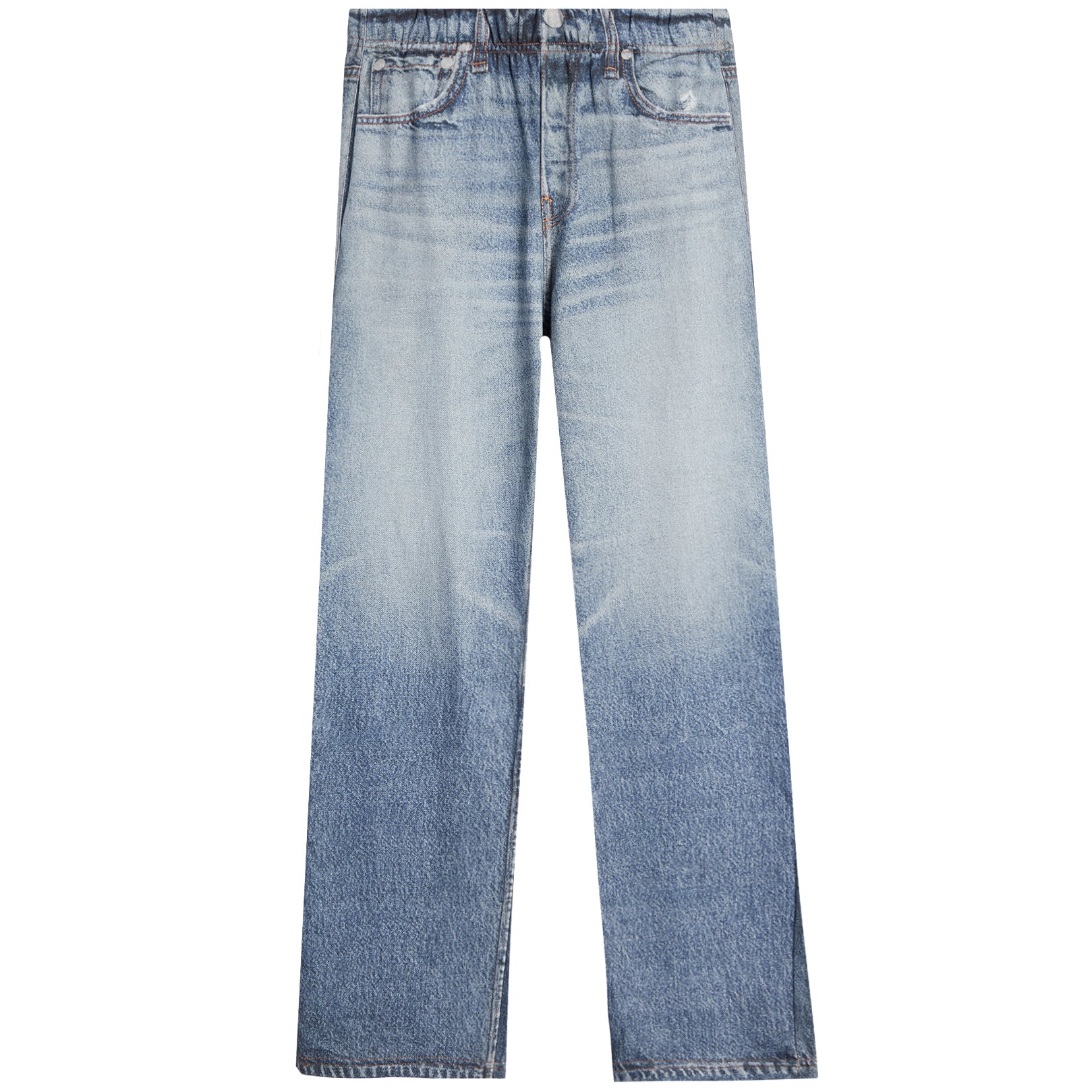 Denim Fleece Wide Leg Pant - Denny's