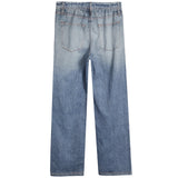 Denim Fleece Wide Leg Pant - Denny's