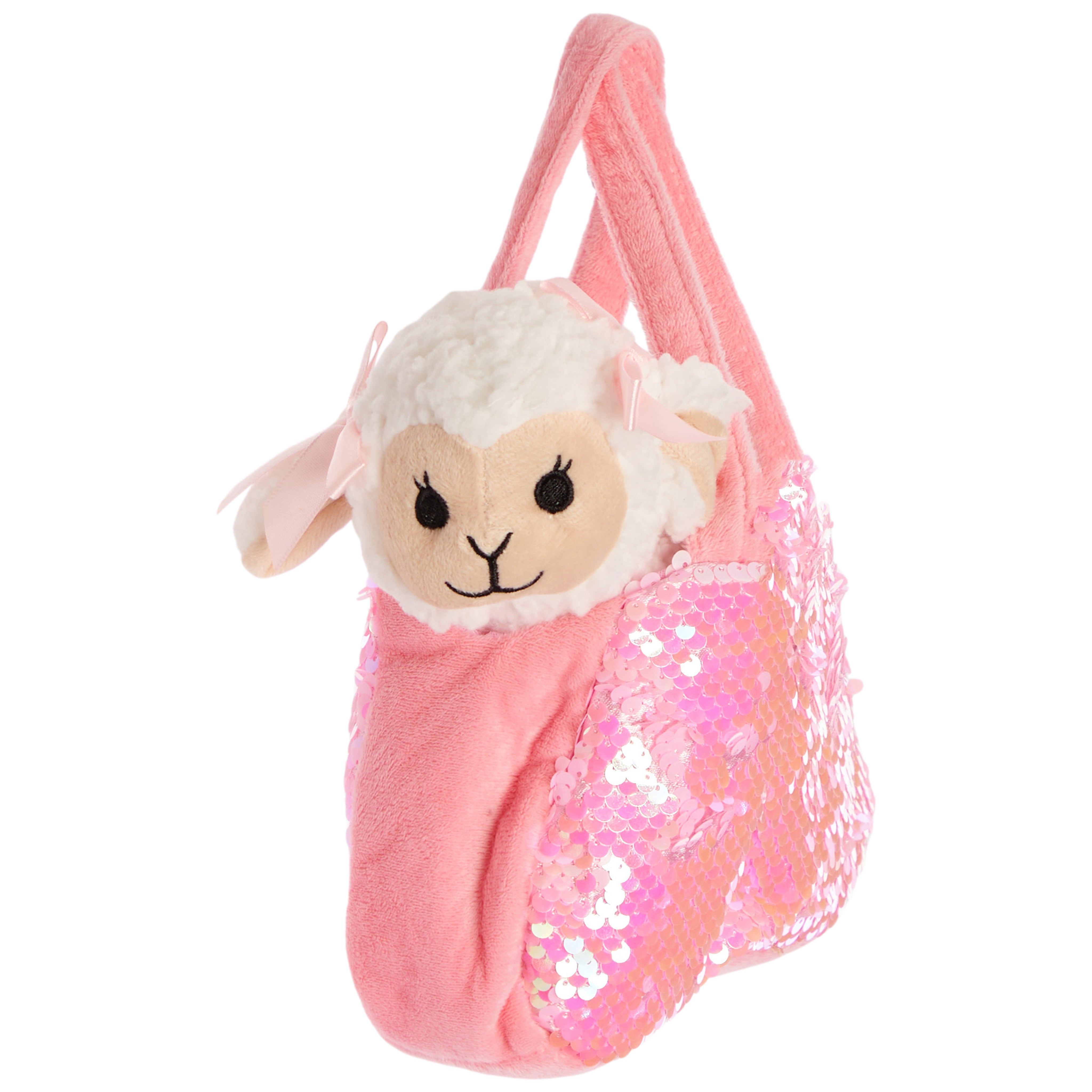 Lamb Sequin Pet Carrier - Denny's