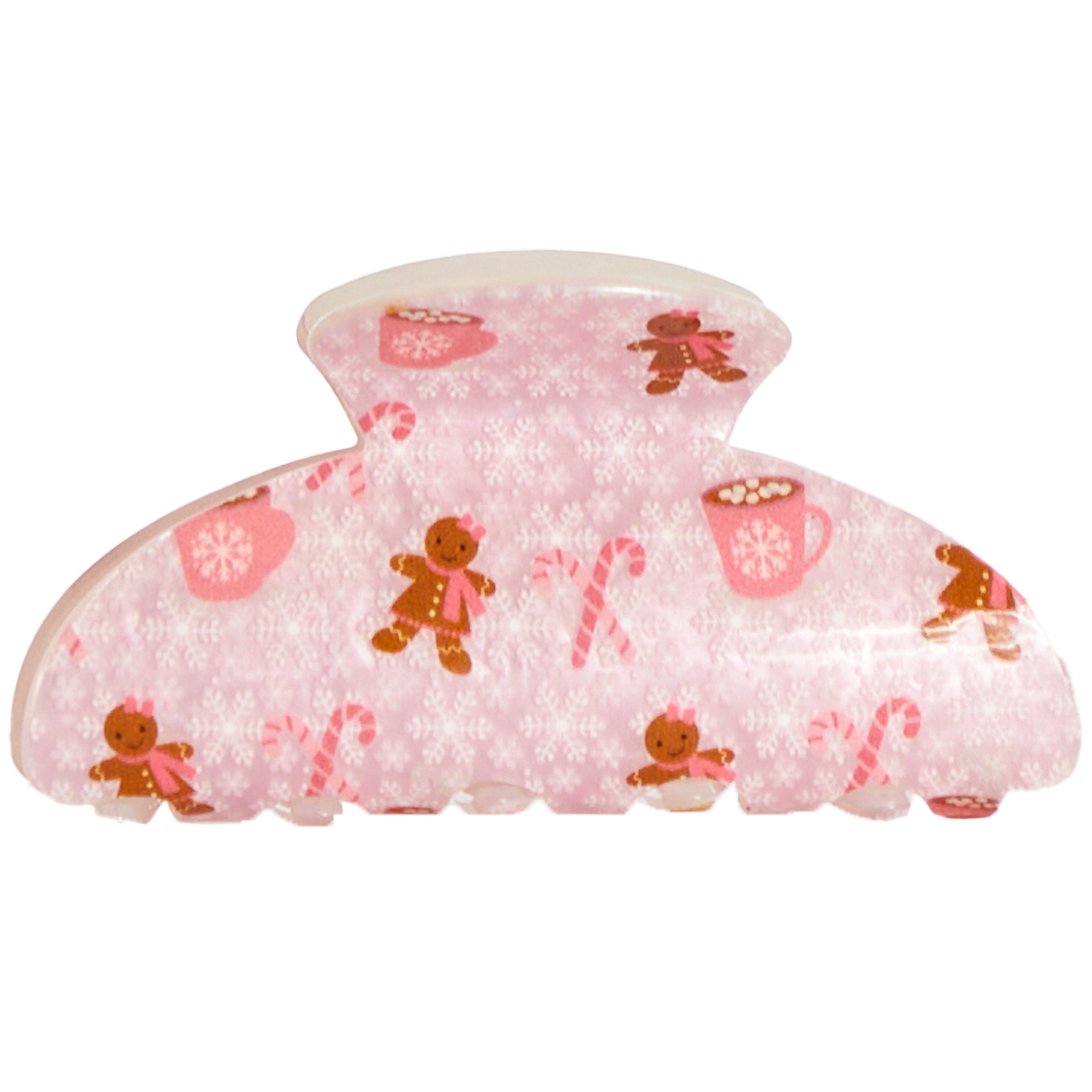 Cocoa Cozy Gingerbread Claw Clip - Denny's