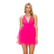 Tulle V-Neck Tiered Dress - Denny's