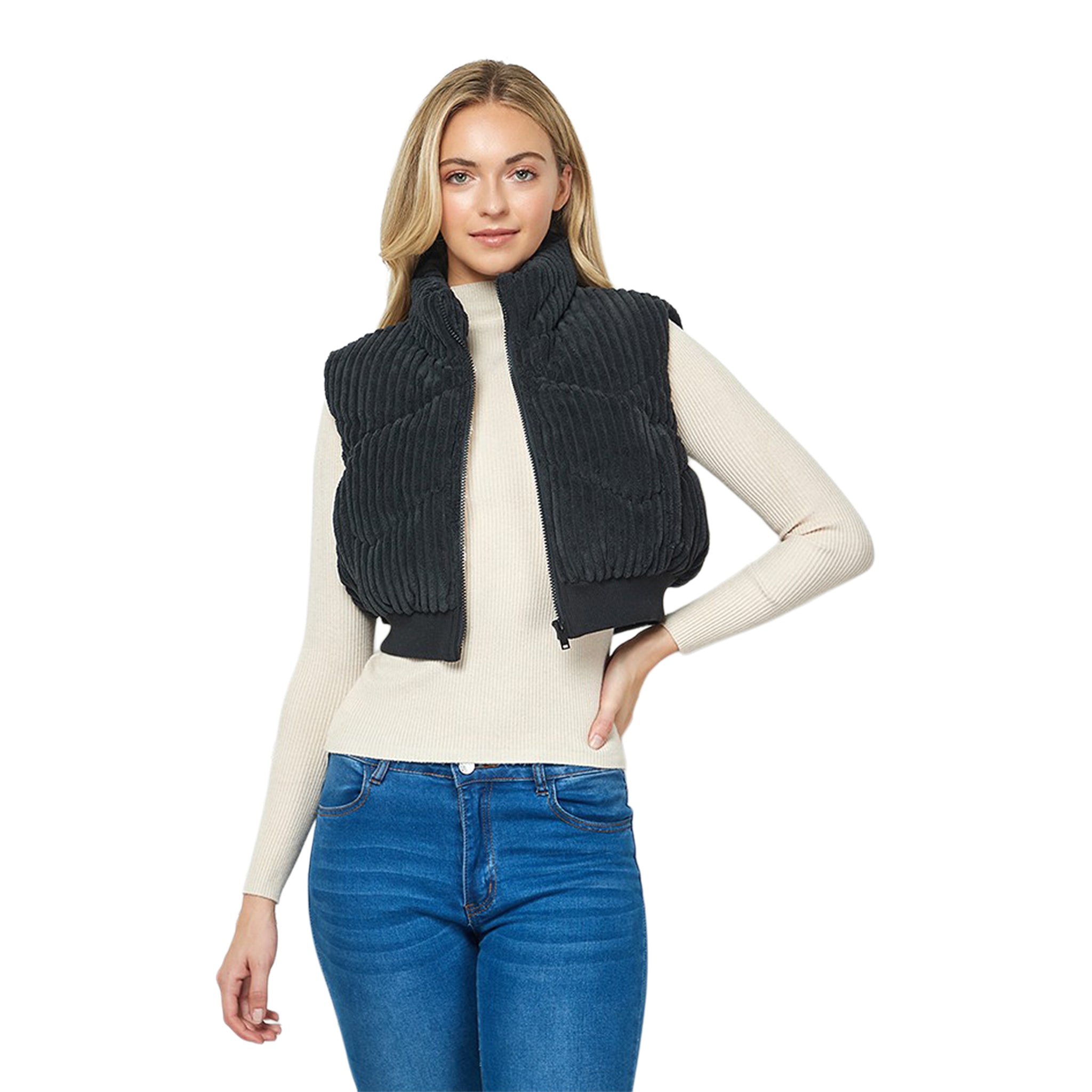 Bubble Corded Vest - Denny's