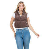 Sherpa Lined Corduroy Vest - Denny's