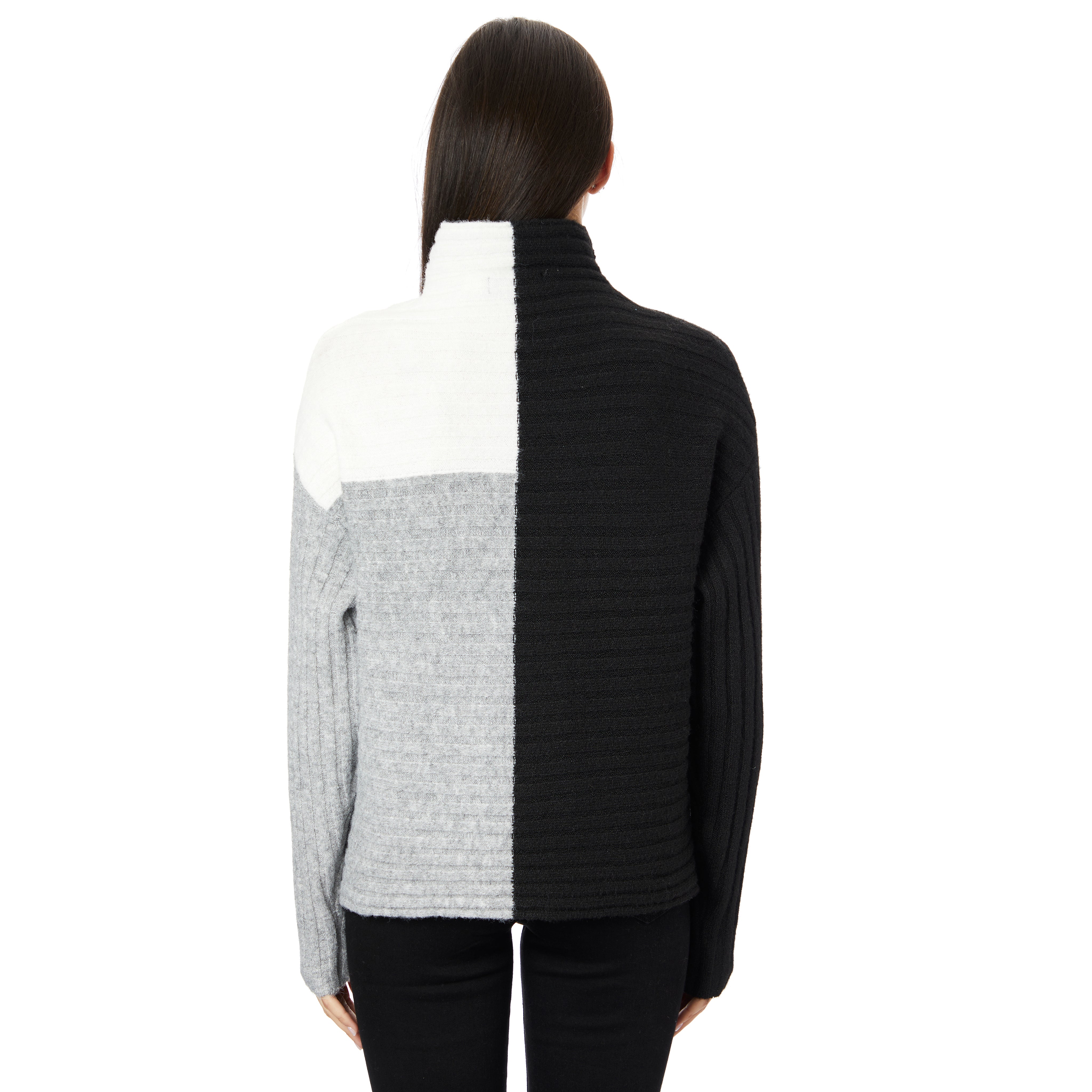 Maura Color Block Turtle Neck - Denny's