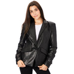 Wednesday Vegan Scrunch Blazer - Denny's