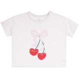 Cherry Bow Short Sleeve Tee