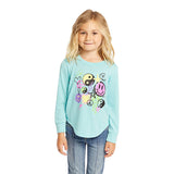 Ying Yang Smiley Long Sleeve Tee - Denny's