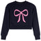 Pink Bow Sweatshirt - Denny's